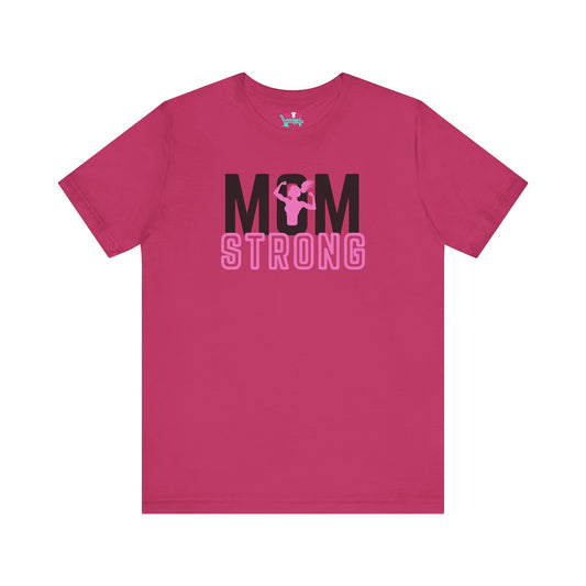 MOM Strong Tee- Straight Ponytail