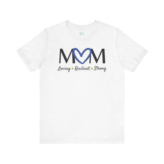 Blue Heart MOM Tee