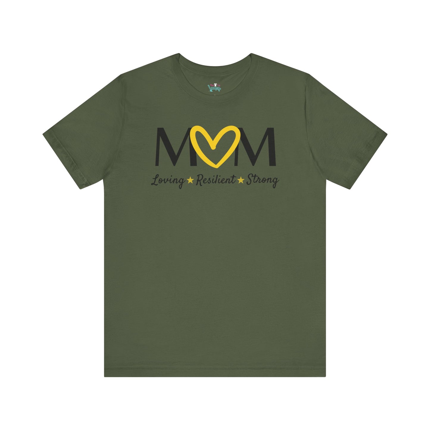 Yellow Heart MOM Tee