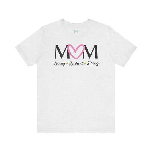 Pink Heart MOM Tee
