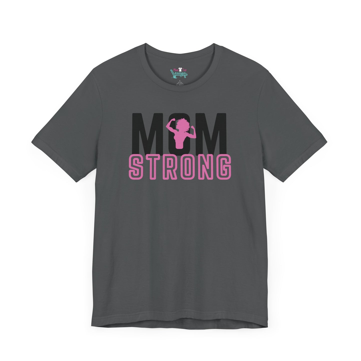 MOM Strong Tee-Curly girl