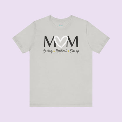 White Heart MOM Tee
