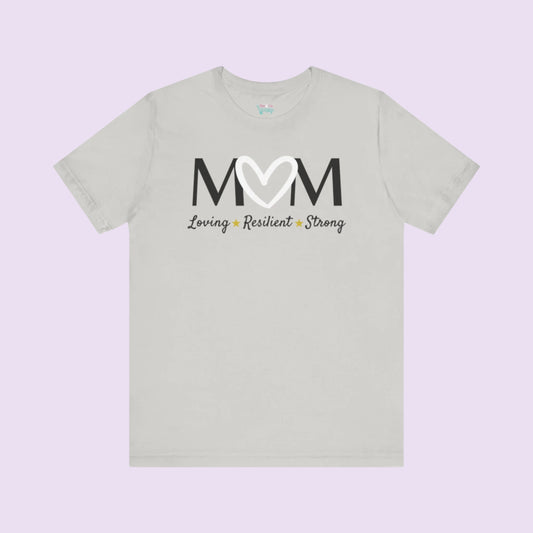 White Heart MOM Tee