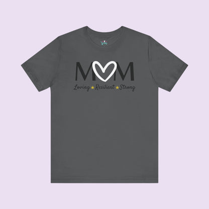 White Heart MOM Tee