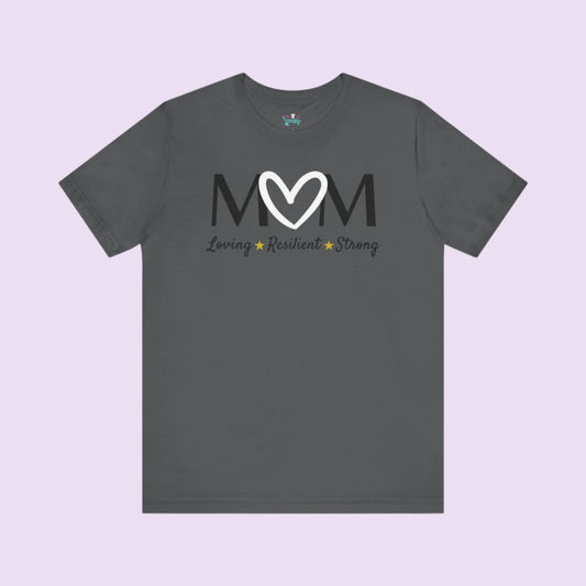 White Heart MOM Tee