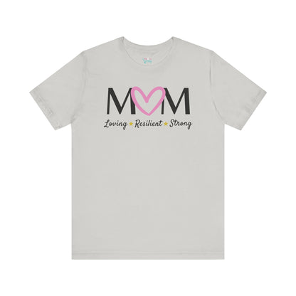 Pink Heart MOM Tee