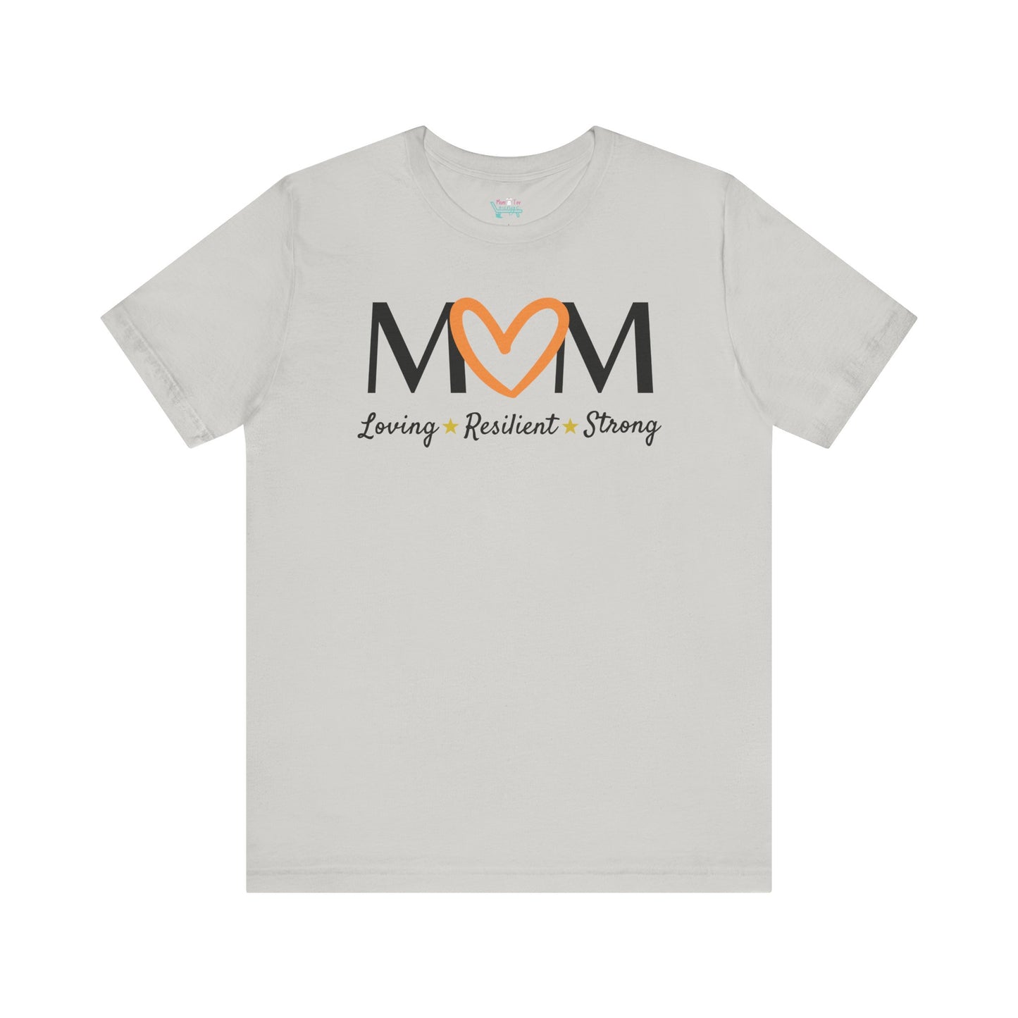 Orange Heart MOM Tee