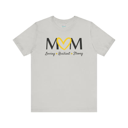 Yellow Heart MOM Tee