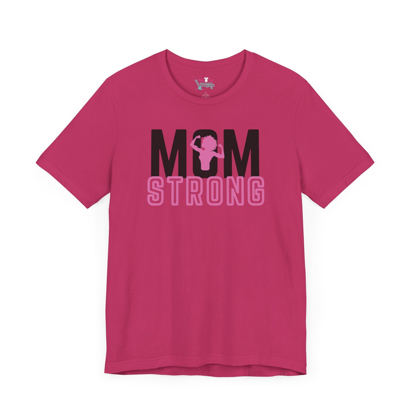 MOM Strong Tee-Curly girl