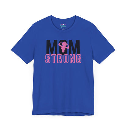 MOM Strong Tee-Curly girl
