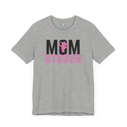 MOM Strong Tee-Curly girl