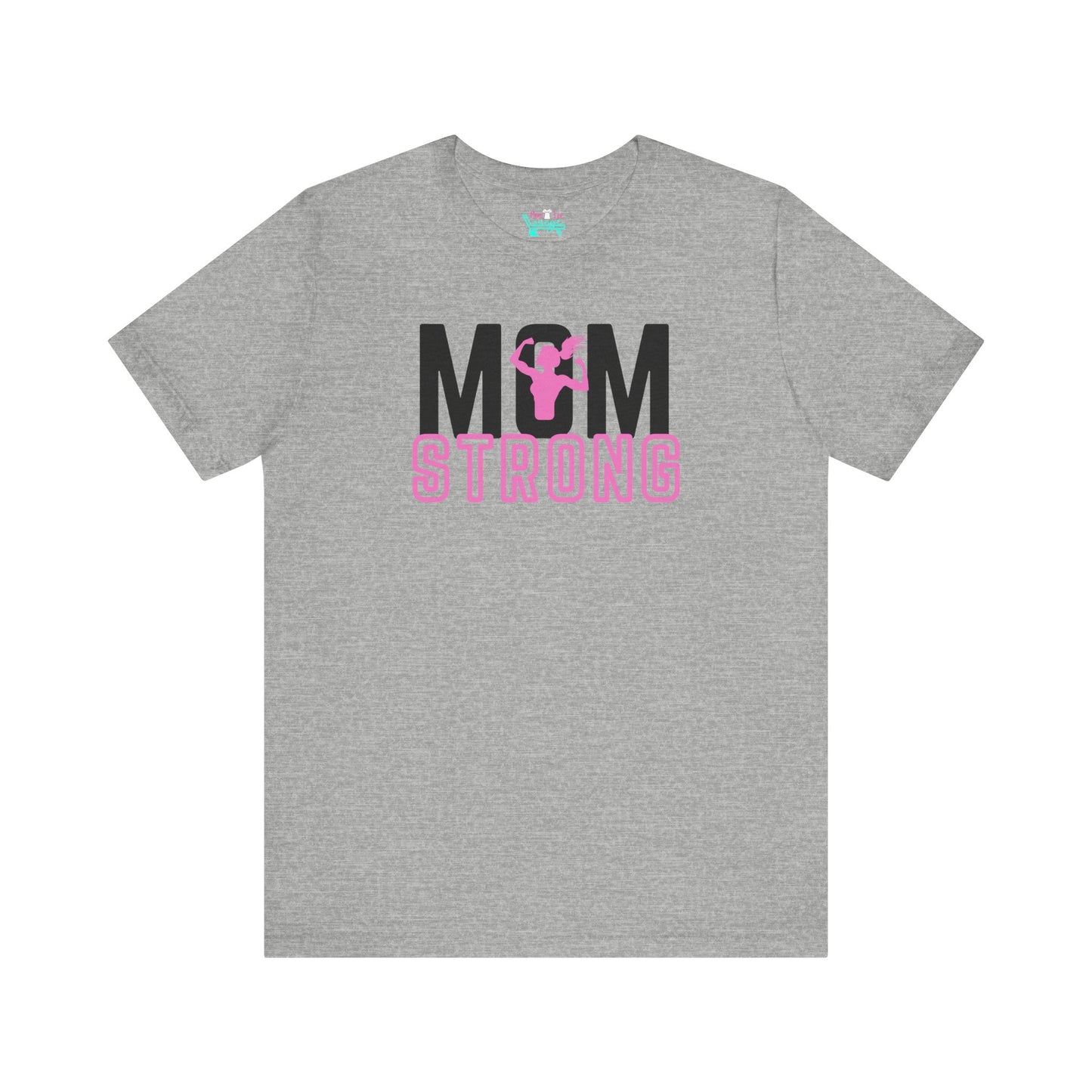 MOM Strong Tee- Straight Ponytail