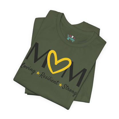 Yellow Heart MOM Tee