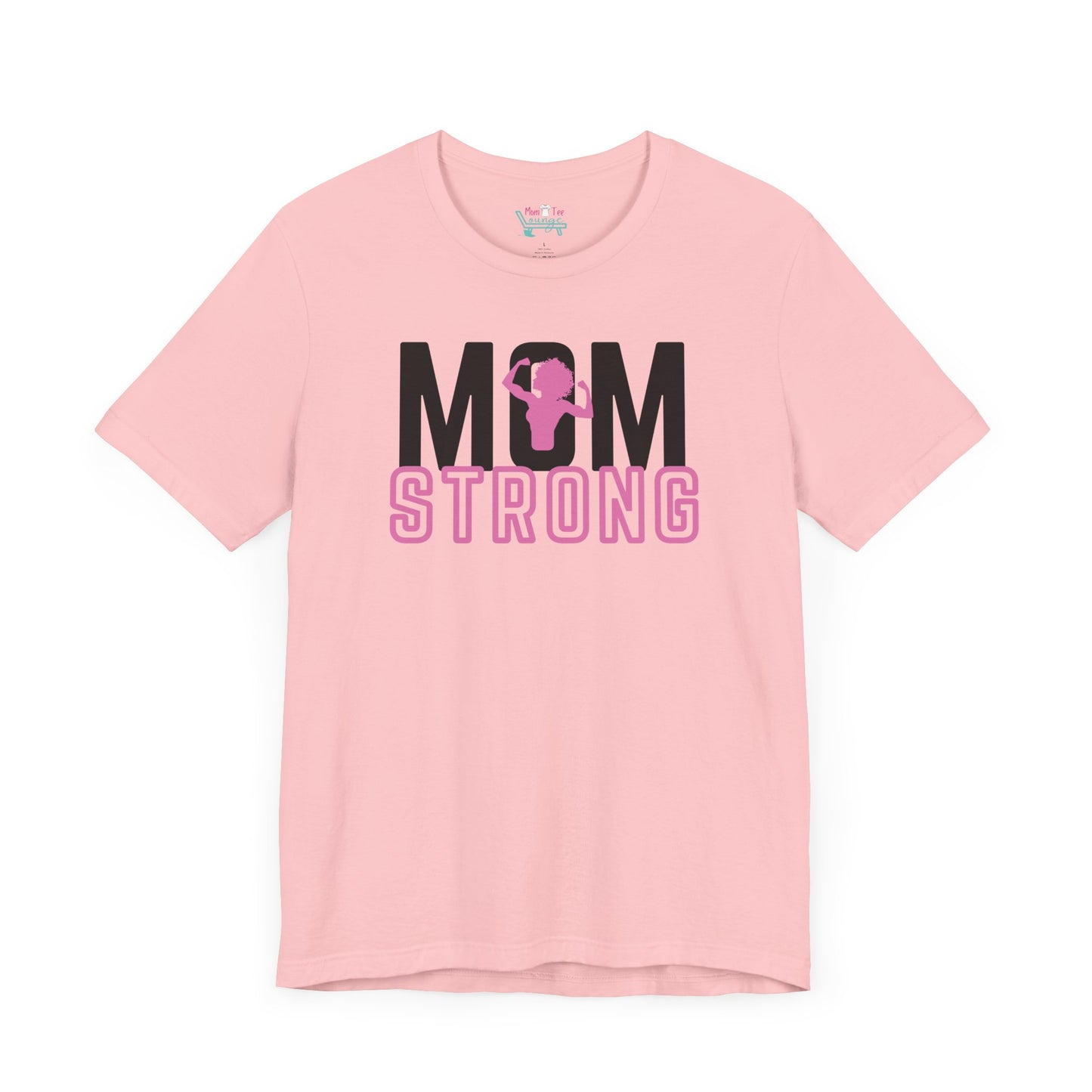 MOM Strong Tee-Curly girl