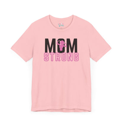 MOM Strong Tee-Curly girl