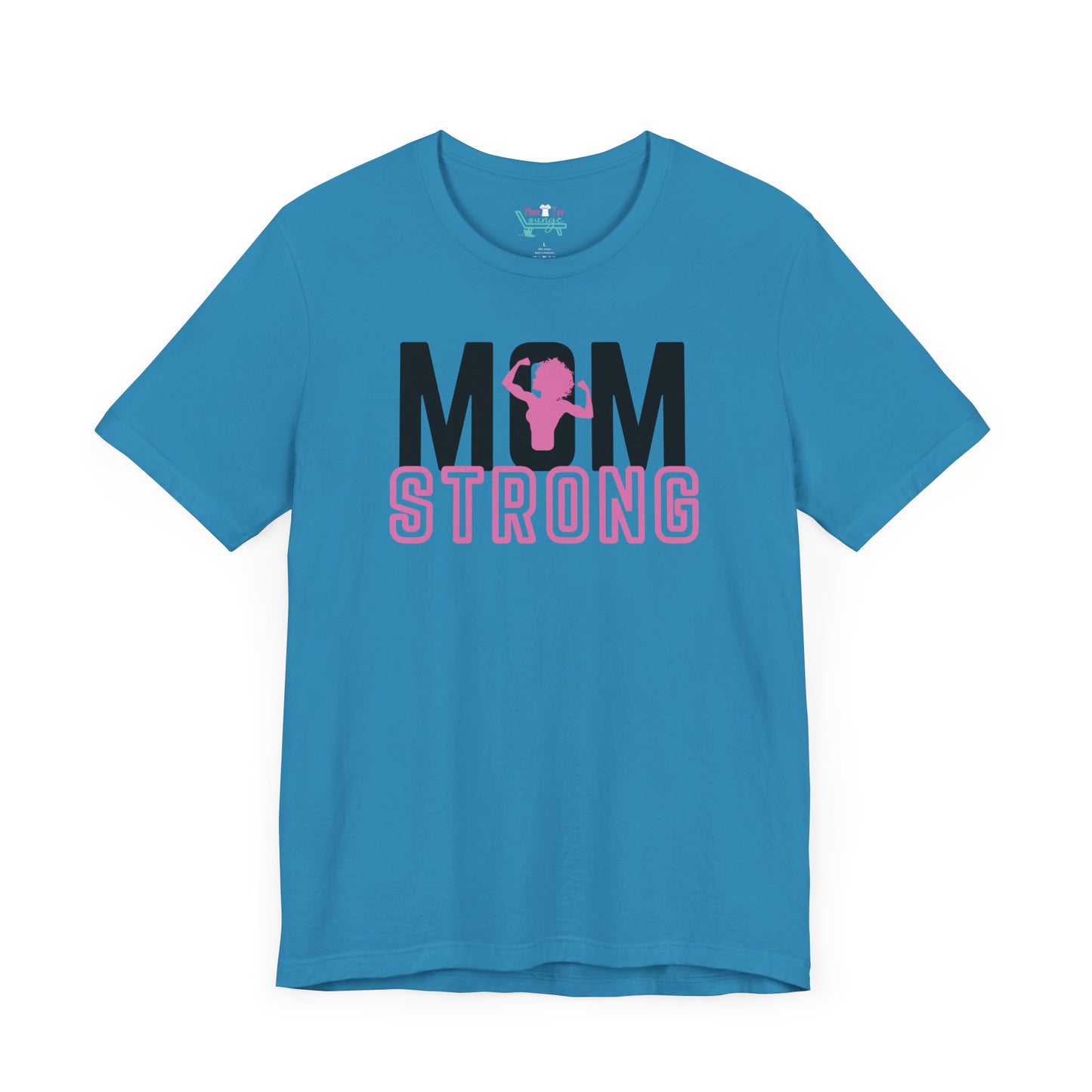 MOM Strong Tee-Curly girl