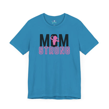 MOM Strong Tee-Curly girl
