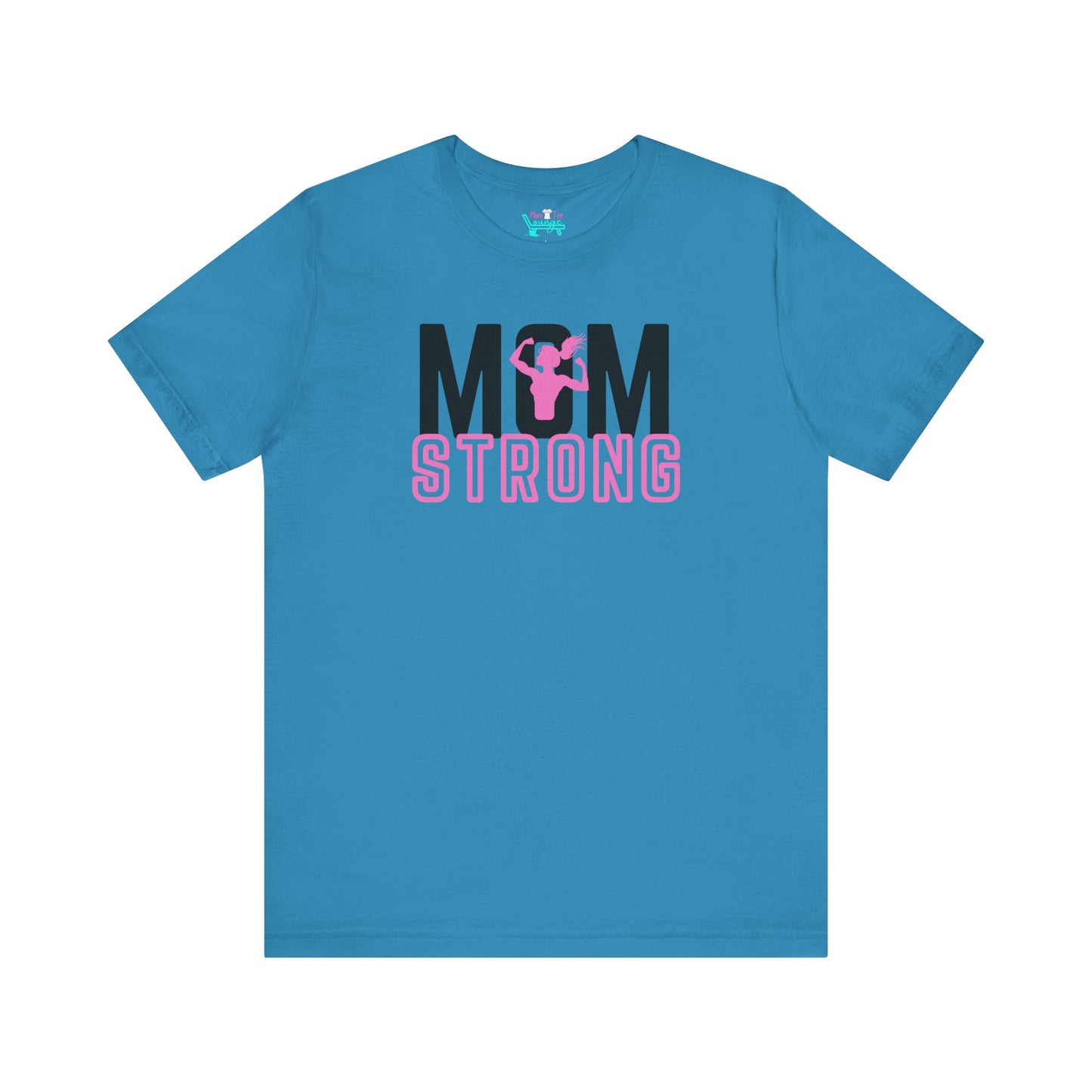 MOM Strong Tee- Straight Ponytail