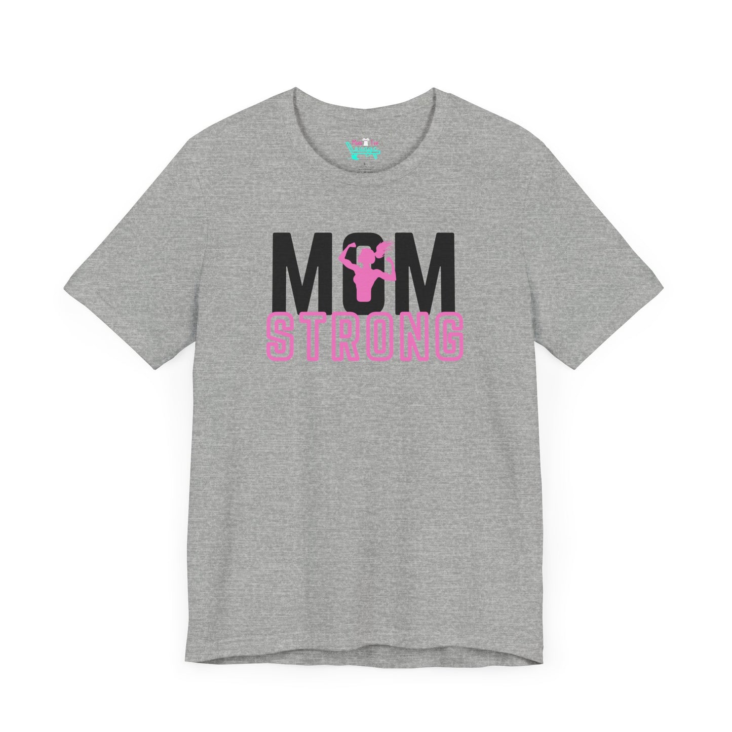 MOM Strong Tee- Straight Ponytail