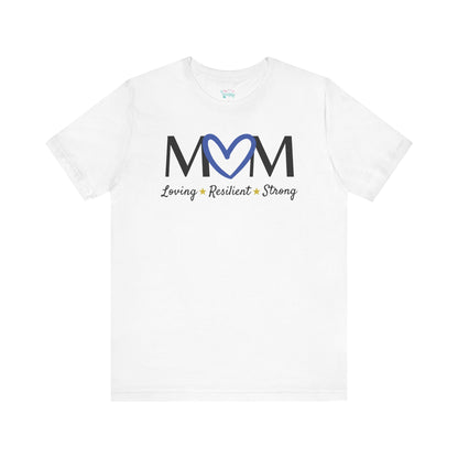 Blue Heart MOM Tee