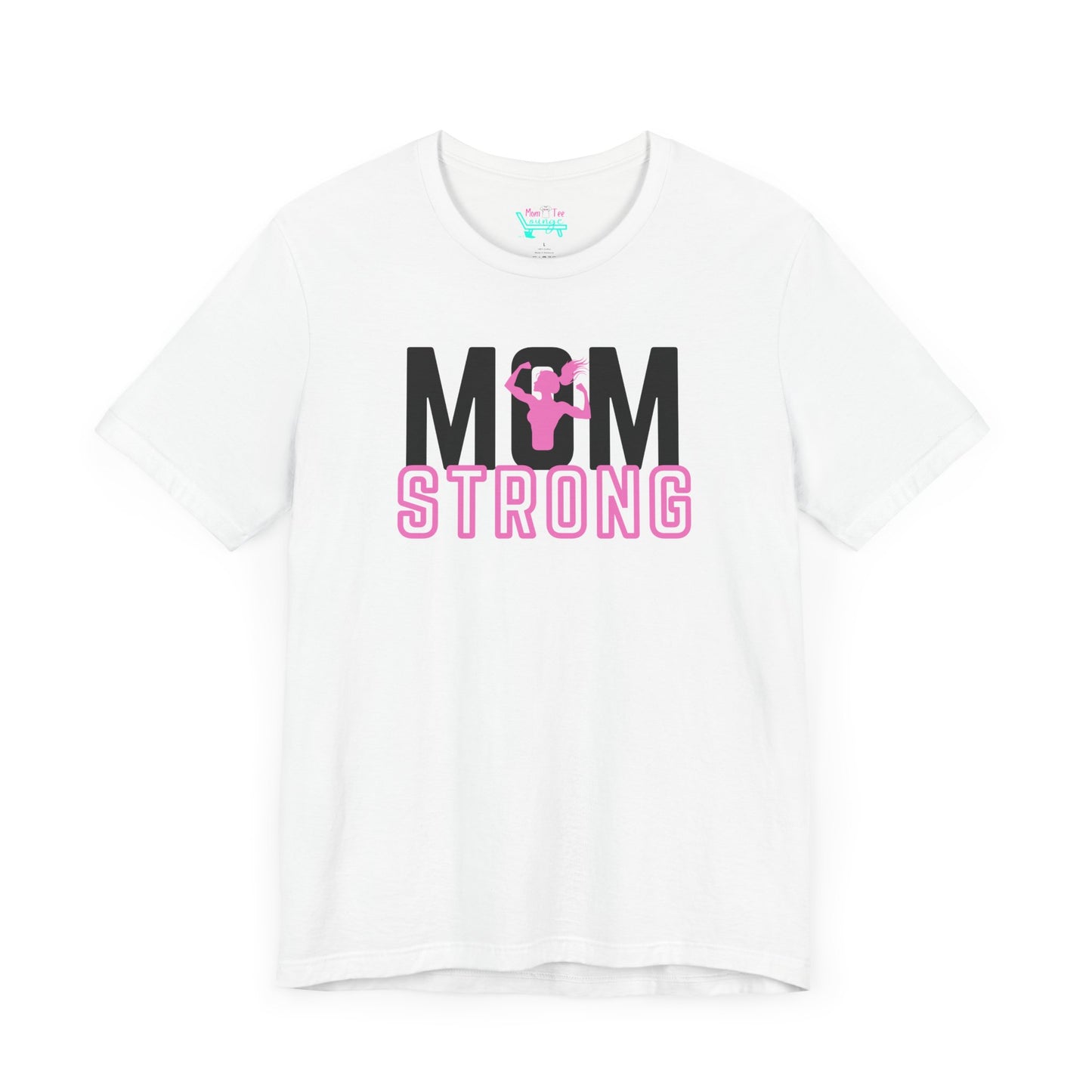 MOM Strong Tee- Straight Ponytail