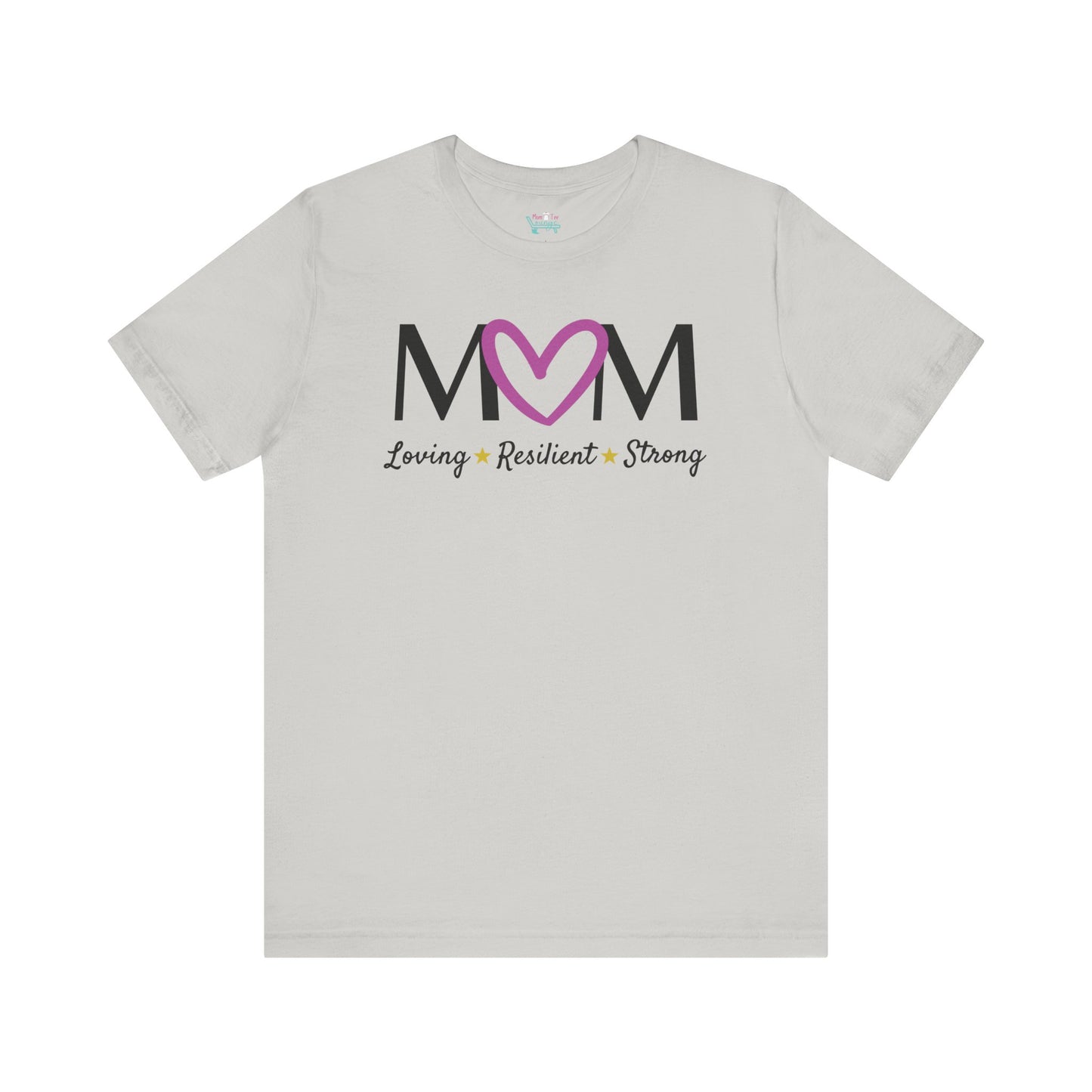 Fuchsia Heart MOM Tee