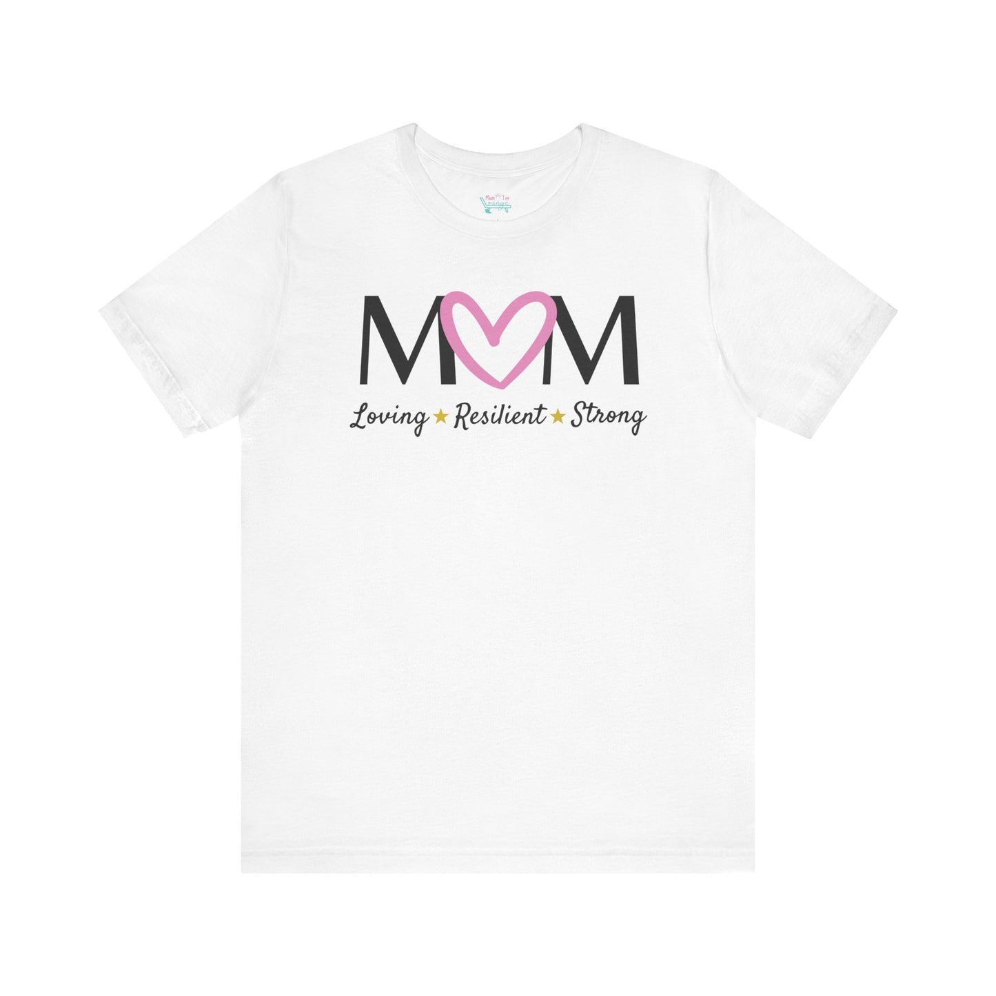 Pink Heart MOM Tee