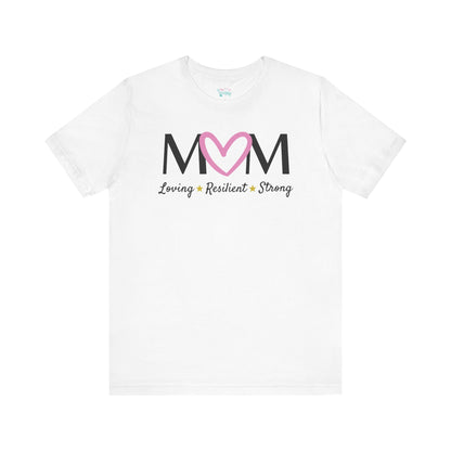 Pink Heart MOM Tee