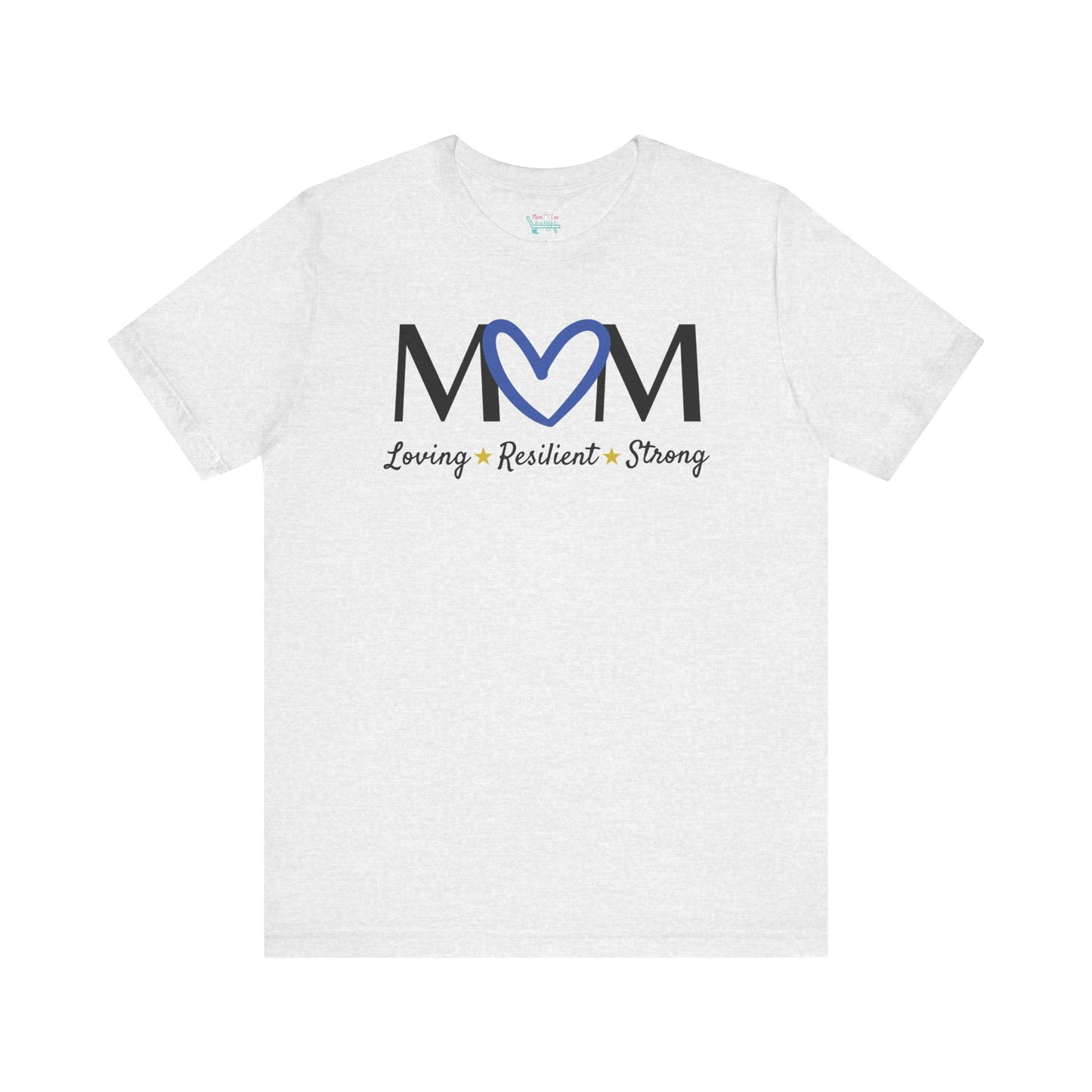 Blue Heart MOM Tee