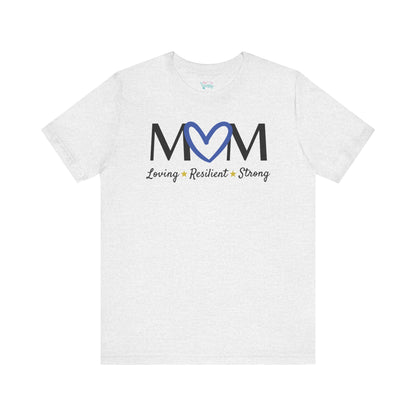 Blue Heart MOM Tee