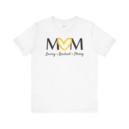 Yellow Heart MOM Tee