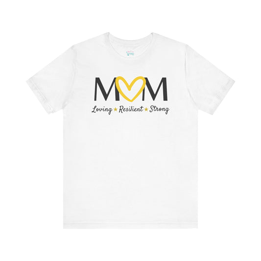 Yellow Heart MOM Tee