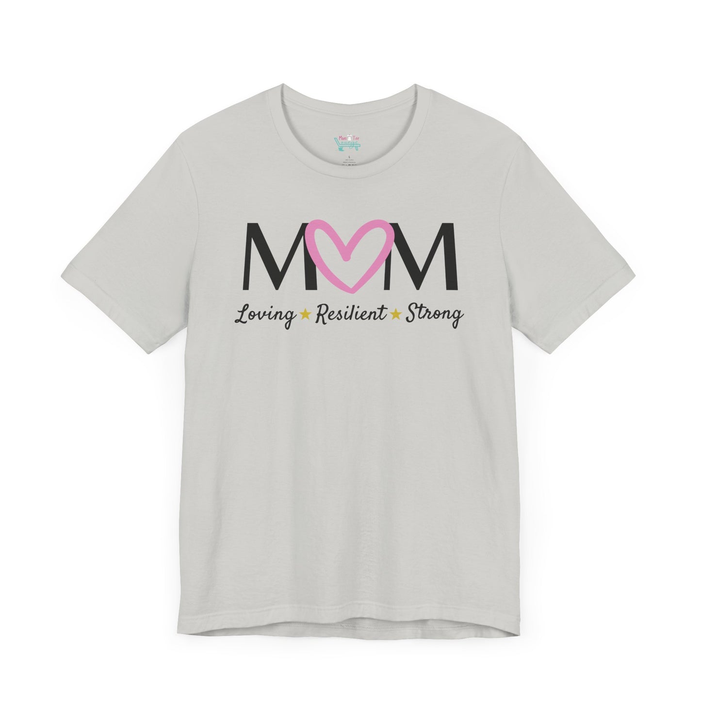 Pink Heart MOM Tee