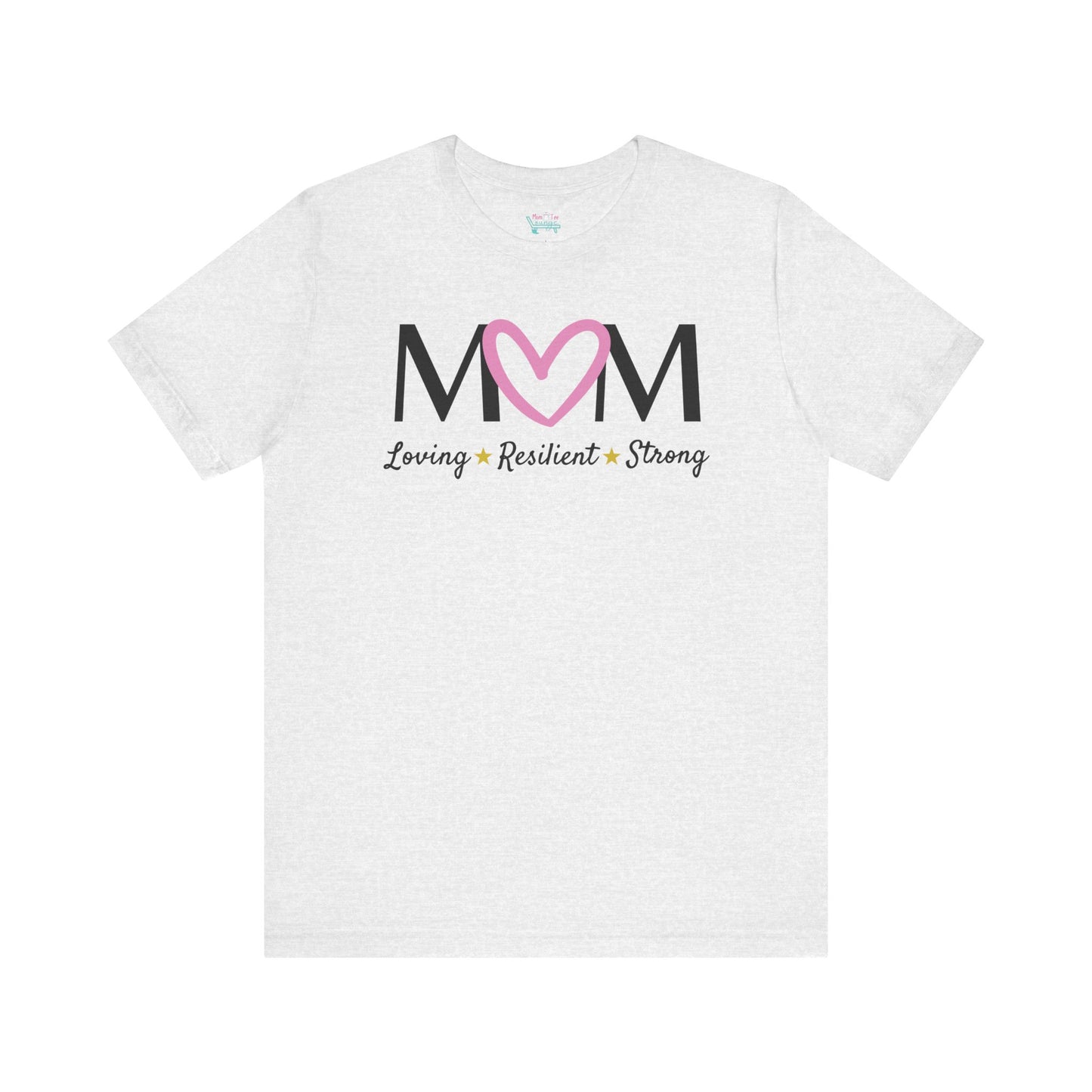 Pink Heart MOM Tee