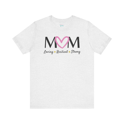 Pink Heart MOM Tee