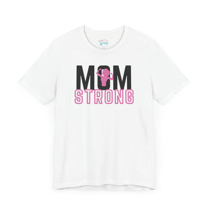 MOM Strong Tee-Curly girl