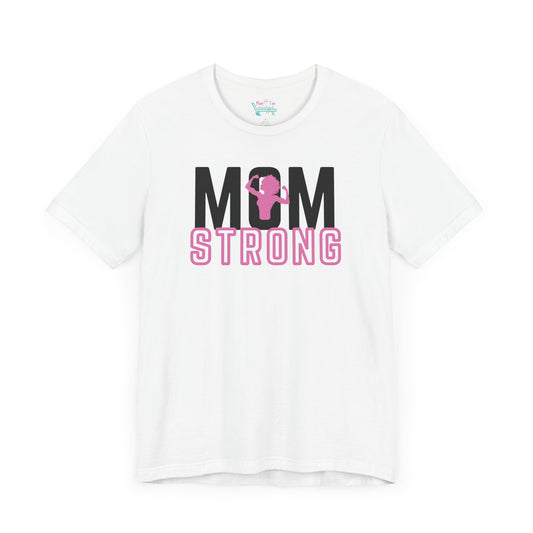 MOM Strong Tee-Curly girl
