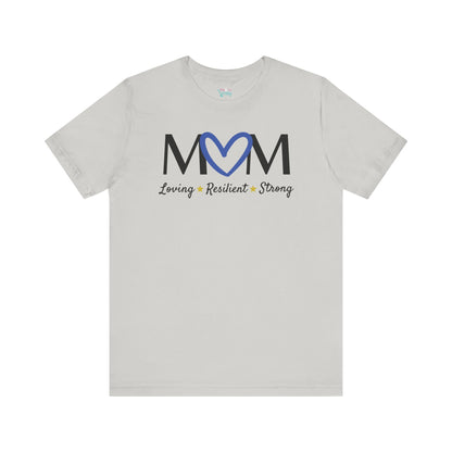 Blue Heart MOM Tee