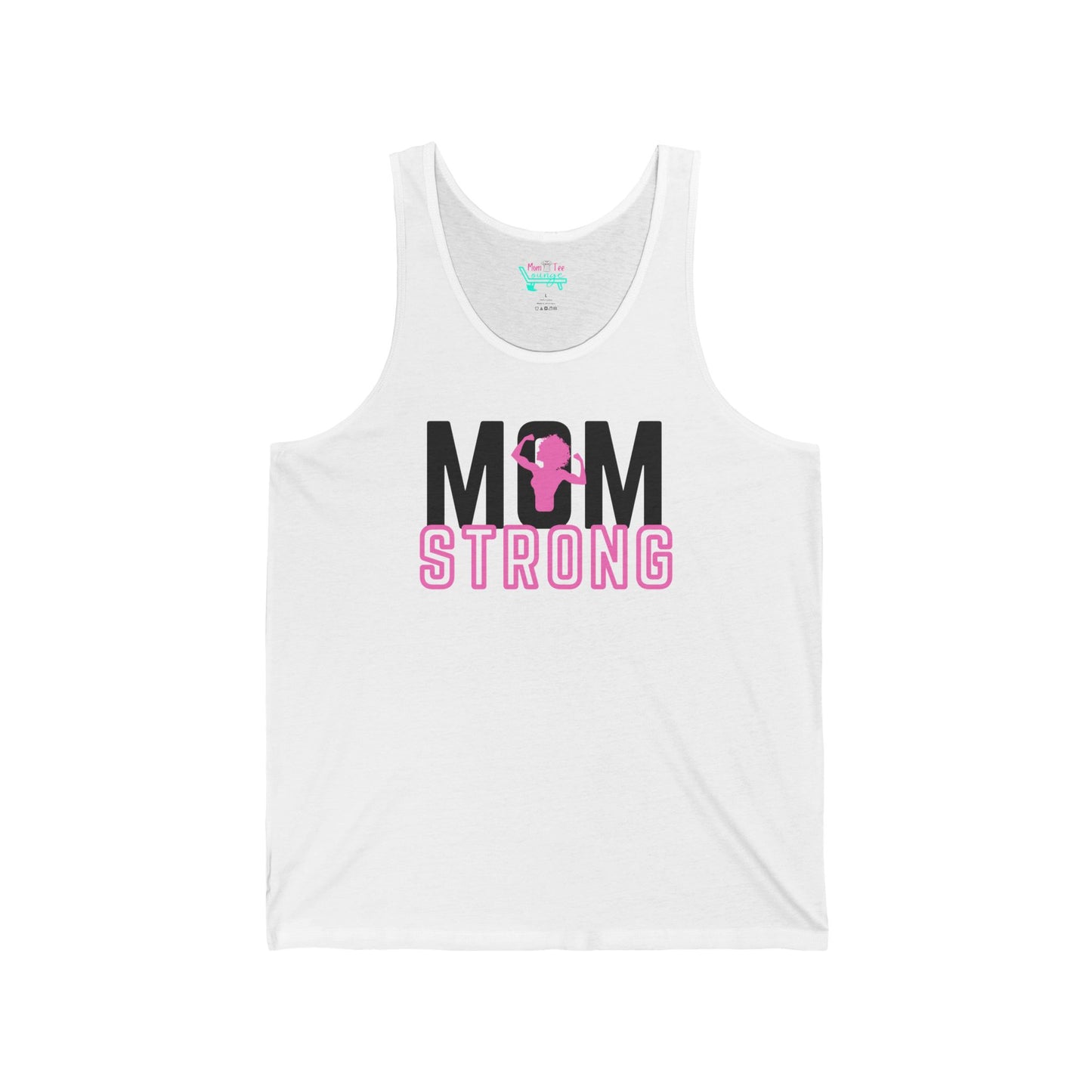 MOM Strong Tank-Curly girl